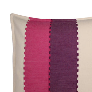 Incasa Mitla Handwoven Pillow - Pink Lavender