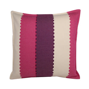 incasa Mitla Handwoven Pillow - Pink Lavender