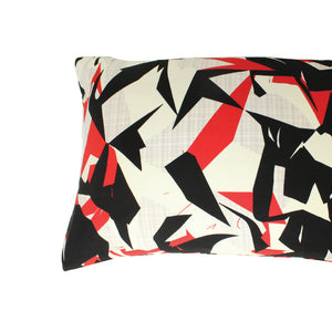 Incasa Monet Pillow - Red - 20" X 14"