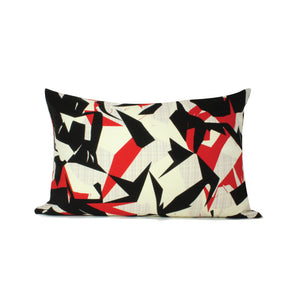 incasa Monet Pillow - Red - 20" x 14"