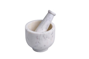 Incasa Mortal & Pestle - White Marble