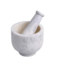 incasa Mortal & Pestle - White Marble