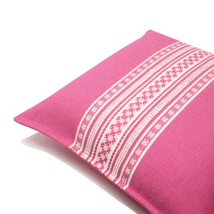 Incasa Nubari Handwoven Pillow - Fuchsia