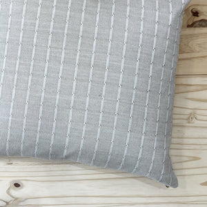 Incasa Oatmeal Stripe - Polanco Pillow - 20" X 20"