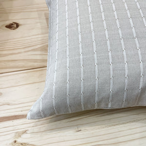 Incasa Oatmeal Stripe - Polanco Pillow - 20" X 20"