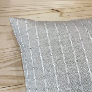 Incasa Oatmeal Stripe - Polanco Pillow - 20" X 20"