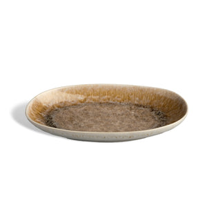 Incasa Oval Serving Tray - Caramel
