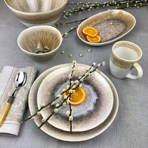 Incasa Oval Serving Tray - Caramel