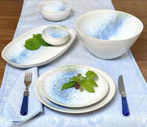 Incasa Oval Serving Tray - Sky