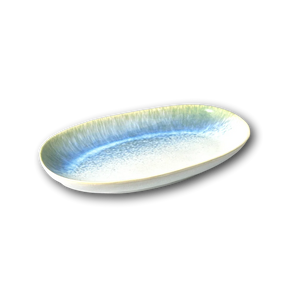 incasa Oval Serving Tray - Sky