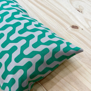 Incasa Santi Lumber Pillow - Emerald Green - 20" X 14"