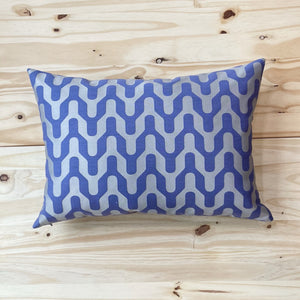 incasa Santi Lumber Pillow -Periwinkle - 20" x 14"
