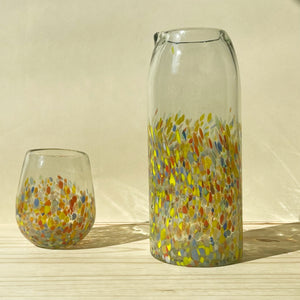Incasa Sunset Handblown Pitcher