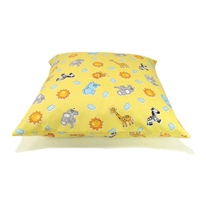 Incasa Zoo Yellow Pillow - 18" X 18"