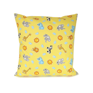 incasa Zoo Yellow Pillow - 18" x 18"