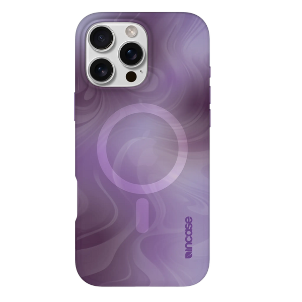 incase Halo Case with MagSafe for iPhone 16 Pro Max Oil Slick Lilac