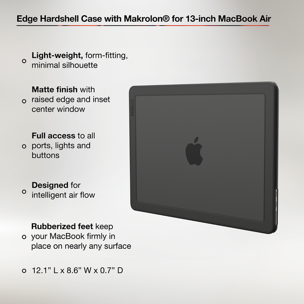 incase Incase Edge Hardshell With Makrolon® Black