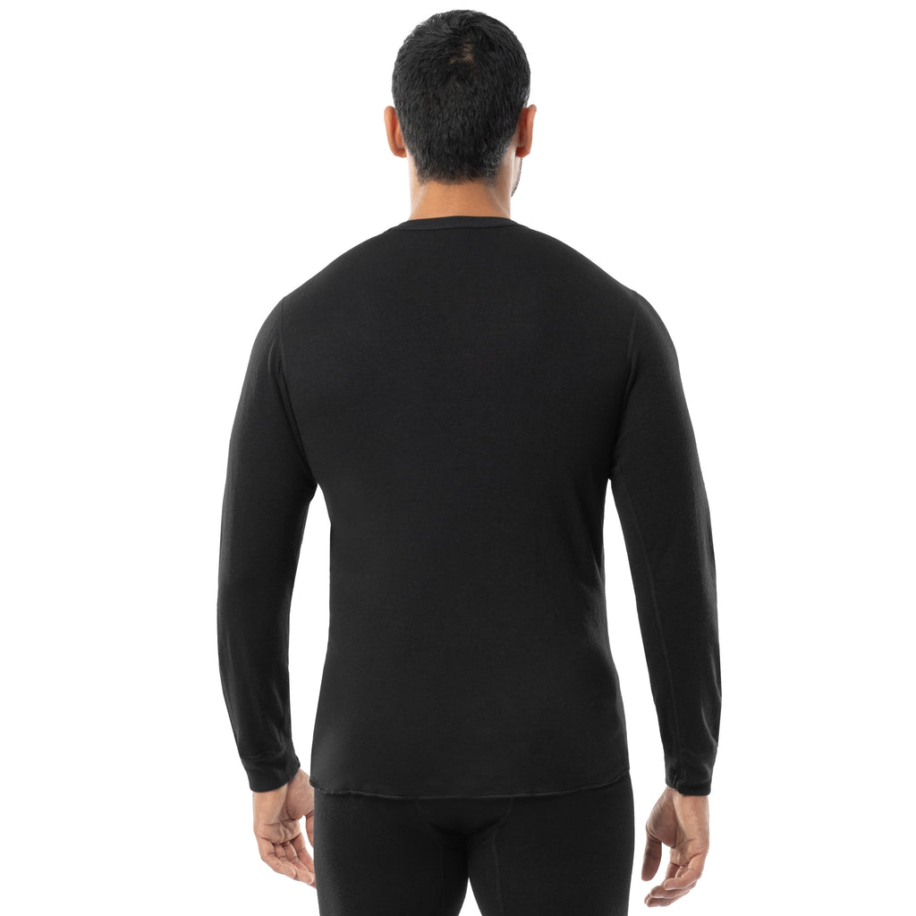 Indera Men's Basic Crew Black