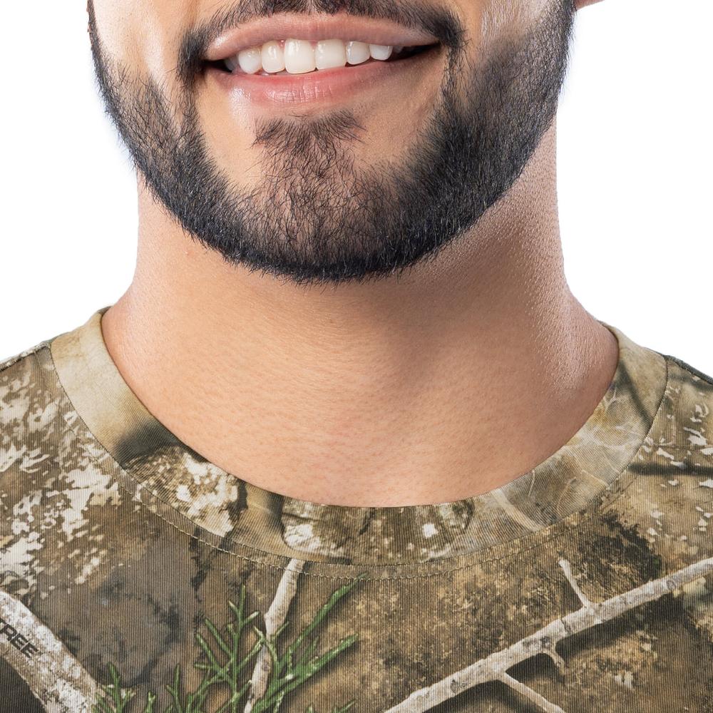 Indera Men's Camo Crew Realtree APX Pattern