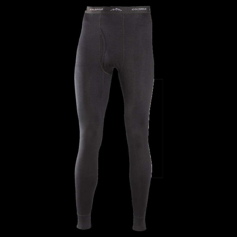 indera Men's Classic Merino Wool Pant Black