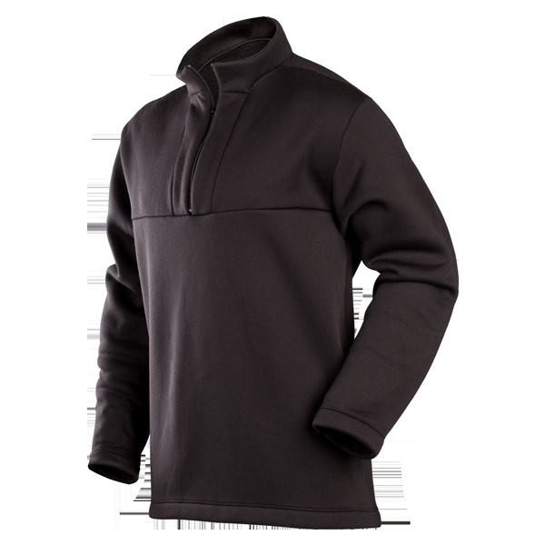 indera Men's Expedition Mock Zip Black