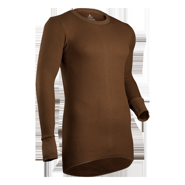 Indera Men's Icetex Performance Thermal Crew Black