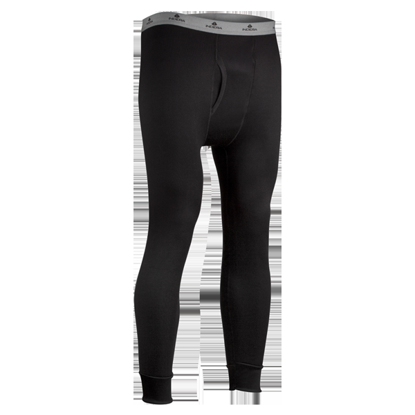 indera Men's Military Weight Fleeced Pant Black