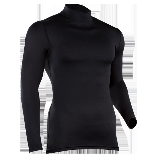 indera Men's Quest Mock Neck Black