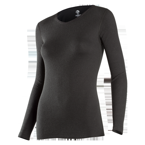 indera Women's Basic Crew Black