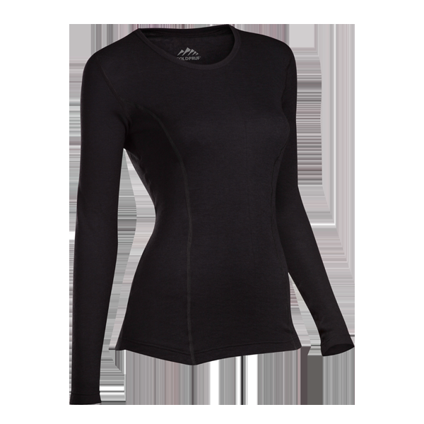 indera Women's Platinum Crew Black