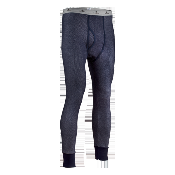 indera Men's Dual Face Raschel Performance Thermal Pant Navy