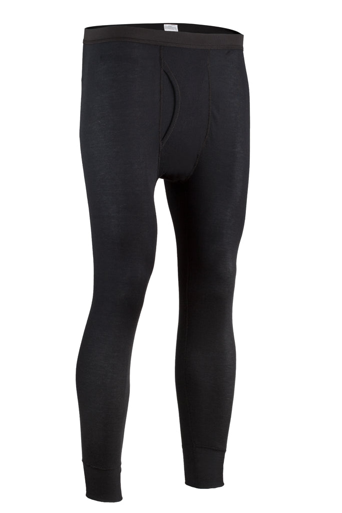 Indera Men's Mesh Knit Performance Thermal Pant Light Grey