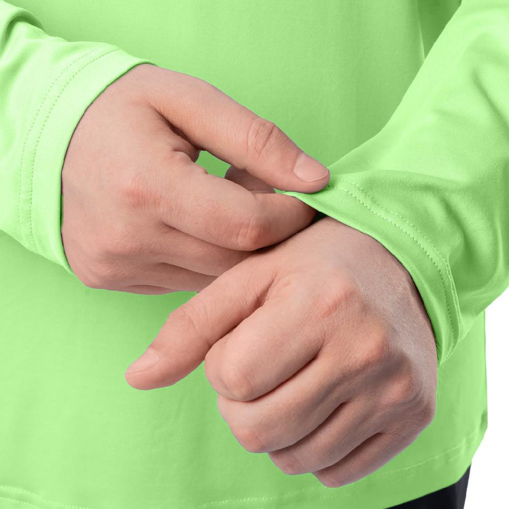 Indera Men's Sunpruf UPF 30 Long Sleeve Sun Protection Shirt Green