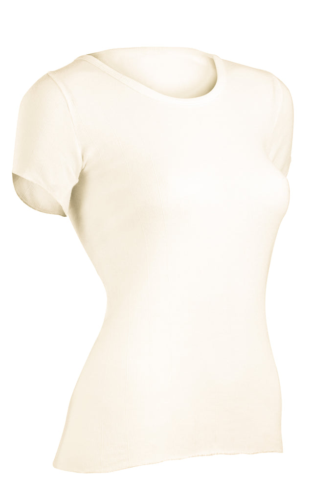 Indera Women's Snuggie Short Sleeve Tee - 3 Pack White