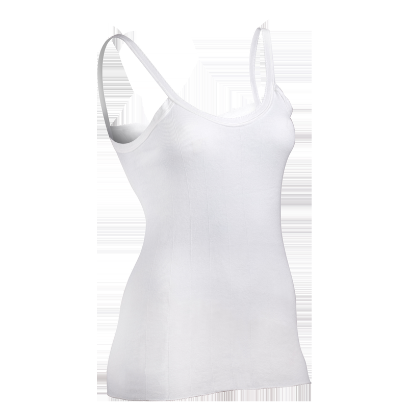 indera Women's Snuggie Thin Strap Tank - 3 Pack White
