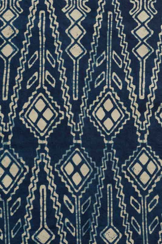 Indigo People AKIO SCARF - Hand Loomed Silk Batik