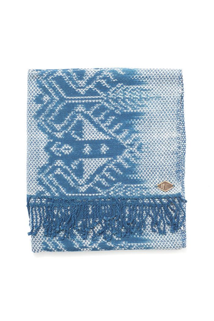 Indigo People CROWN SCARF - Hand Loomed Ikat