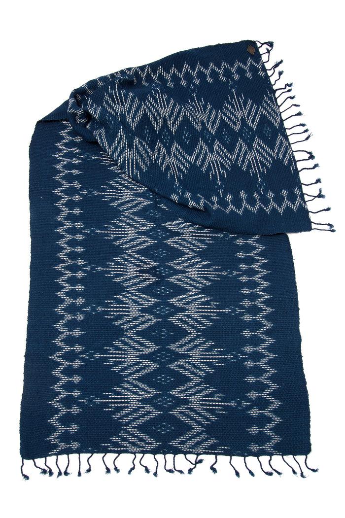 Indigo People EDEN SCARF - hand loomed ikat