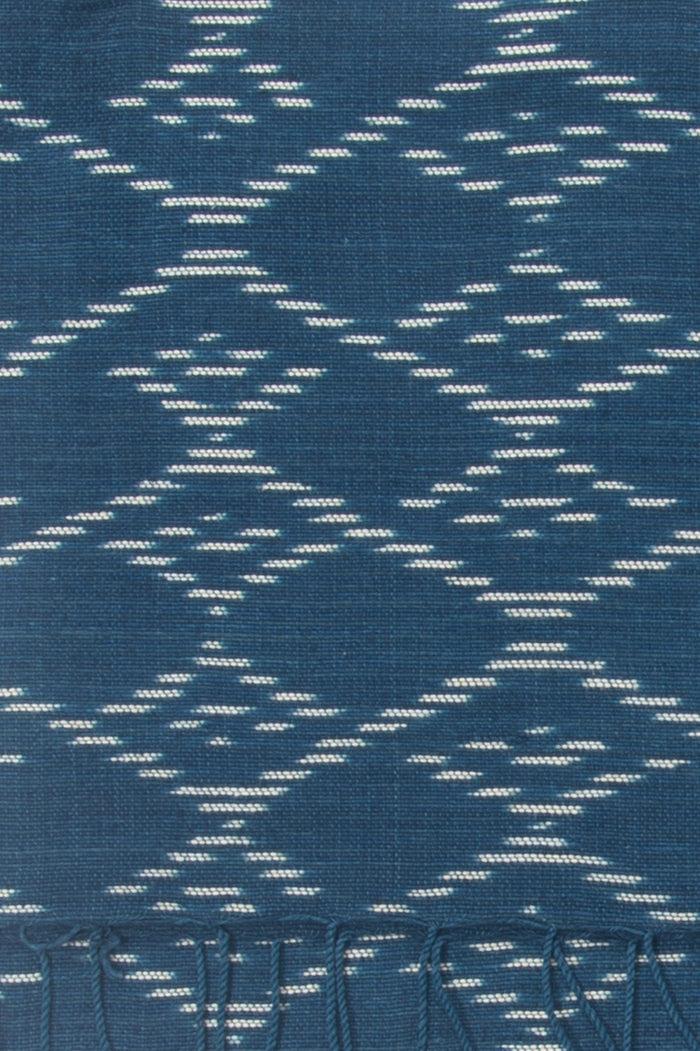 Indigo People EYES SCARF - Hand Loomed Ikat