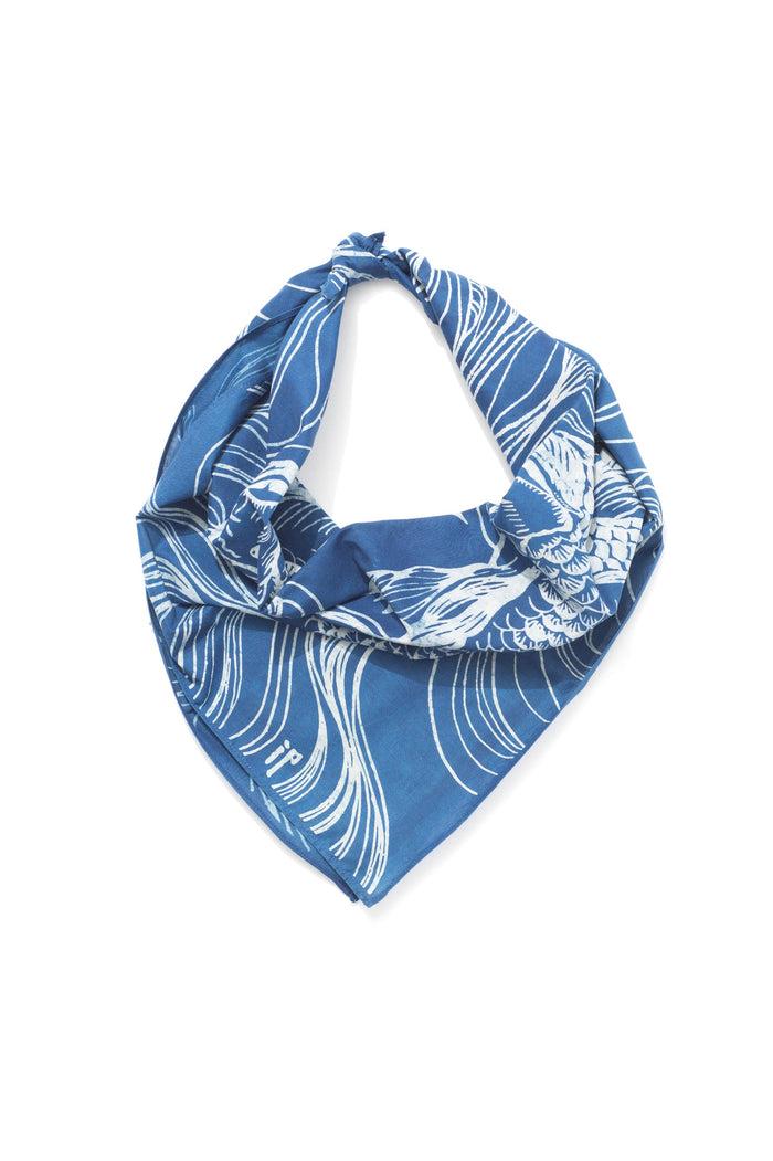 Indigo People FIGHTERS BANDANA - Batik Screen Print