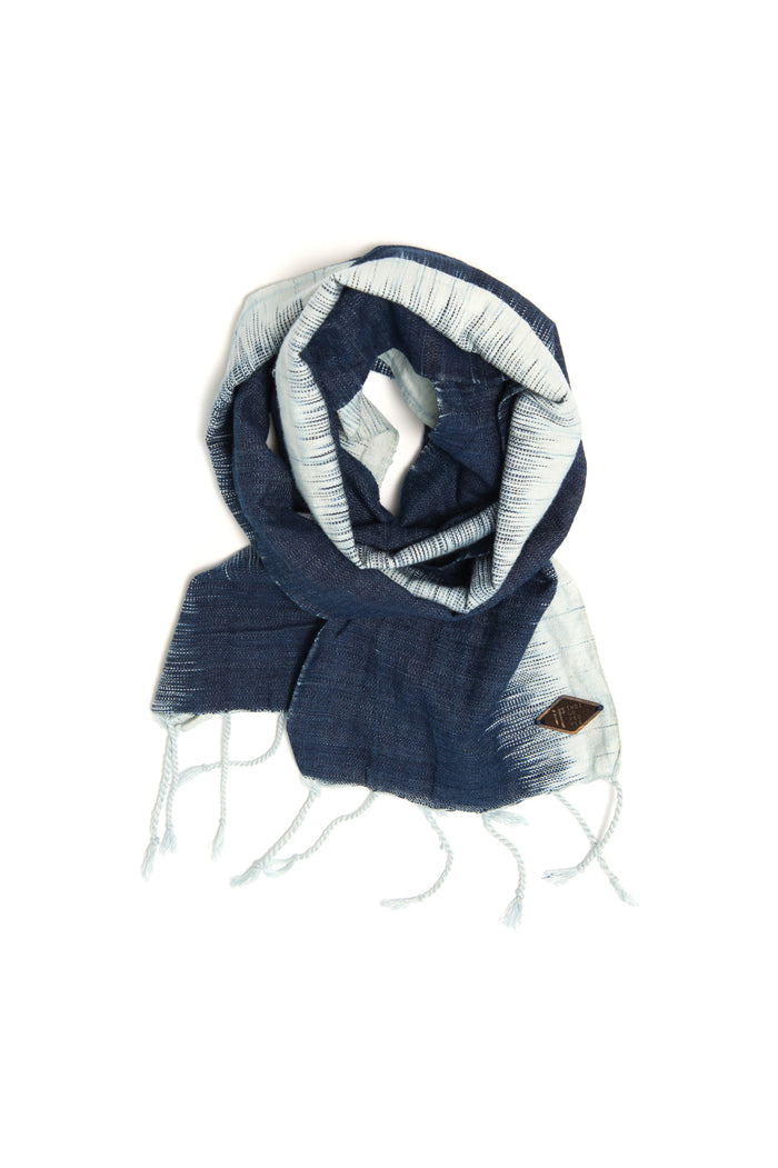 Indigo People FLAME (MINI) SCARF - Hand Loomed Ikat