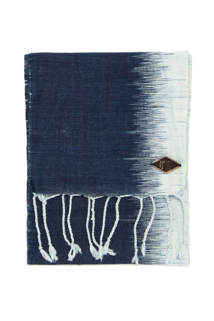 Indigo People FLAME (MINI) SCARF - Hand Loomed Ikat