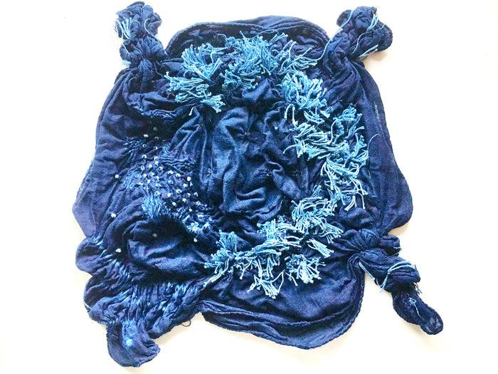 Indigo People HEAVEN SCARF - Bandhani Resist Dye