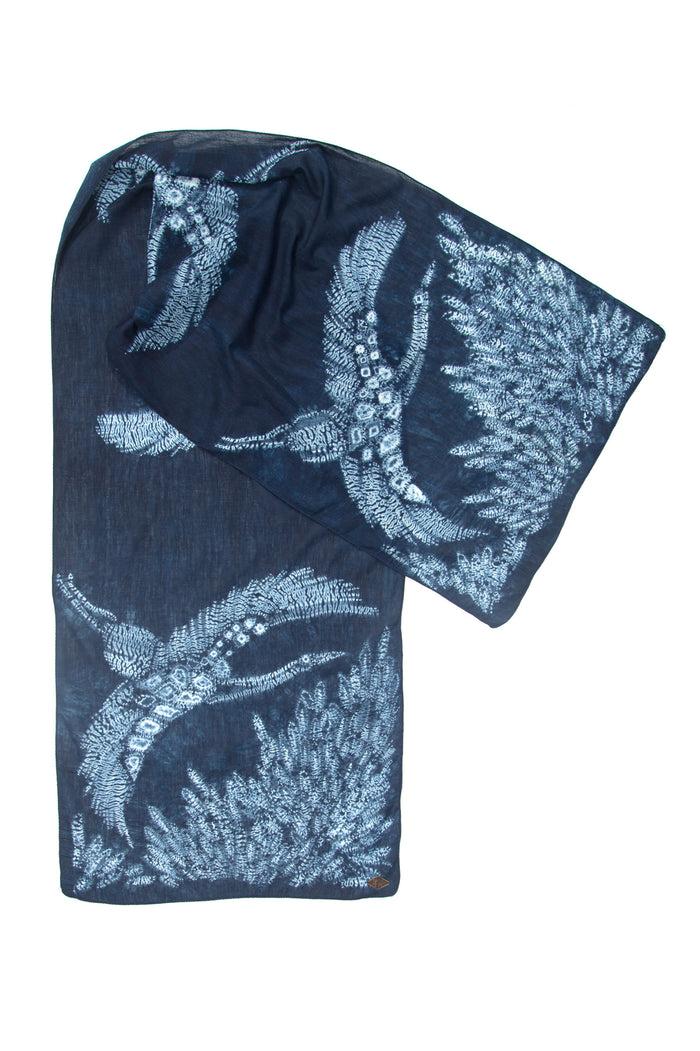 Indigo People HEAVEN STOLE - bandhani resist dye