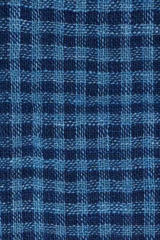 Indigo People HIRO SCARF - Hand Loomed Checks