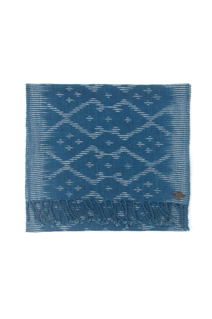 Indigo People HIVES SCARF - Hand Loomed Ikat
