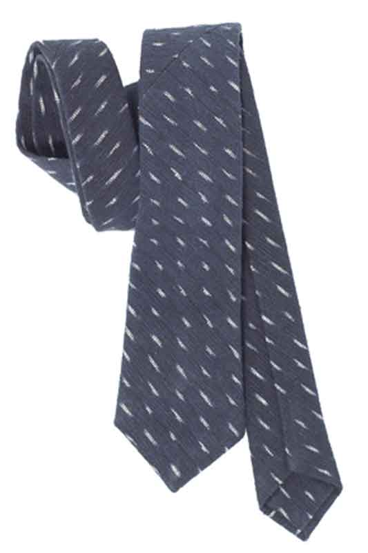 Indigo People IBUKI NECKTIE - Hand Loomed Ikat