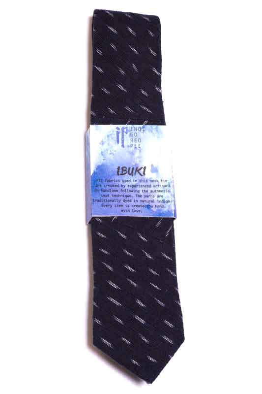Indigo People IBUKI NECKTIE - hand loomed ikat