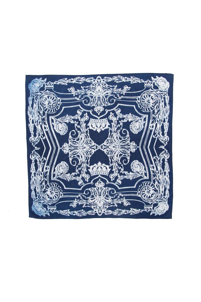 Indigo People KING BANDANA - batik screen print