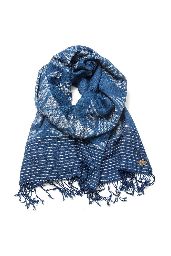 Indigo People KORI SCARF - Hand Loomed Ikat